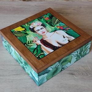 Boîte en bois imprimée pour le stockage de bijoux, pour marchés de la décoration professionnels, vente en gros, approvisionnement mondial - Product Image 4