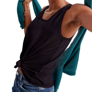 Women Sports Tank <b>Tops</b> Wholesale | 100% Cotton Breathable Eco-Friendly Anti-shrink Casual Jersey Quick Dry Running Gym Wear <b>Tops</b> - Product Image 3