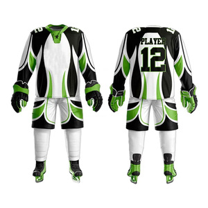 Meilleur prix – Ensemble maillot et pantalon de hockey sur glace personnalisé pour homme, en polyester durable, tenue d'équipe USA pour adultes, technique de sublimation incluse - Product Image 1