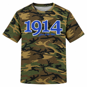 Camiseta Gráfica Bordada Phi Beta Sigma 1914, Camiseta Clásica de Cuello Redondo para Hombre con Costuras Detalladas para Eventos Universitarios - Product Image 3