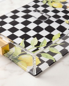 Elevate Your <b>Table</b> Setting Customized Judaica Metal Serving Tray Beautifully Painted UV Printed Portable Dustproof for Every - Product Image 5