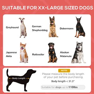 Cuccia Portatile per Cani 48" X 36" con Tettuccio Parasole Anti-UV e Letto Rinfrescante per Animali Domestici - Rosso - Product Image 4