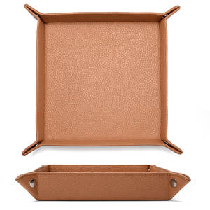 Plateau à dés hexagonal pliable en cuir PU écologique de haute qualité pour jeux de table RPG DND - Conception durable et portable - Product Image 4