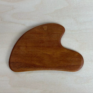 Eco-Friendly Rustic Wooden Gua Sha <b>Face</b> Massager with Solid Acacia Wood Crafts for Muscle Relaxation-New Year Gift - Product Image 1