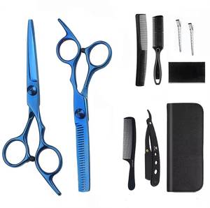 Ensemble de ciseaux de coiffure professionnels Morje Surgical, acier inoxydable tranchant, 28 dents, légers, pour droitiers - Product Image 5