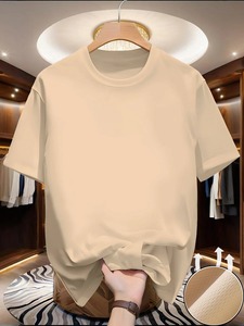 เสื้อยืดผู้ชายสตรีทแวร์แห้งเร็ว ขนาดและสีตามสั่ง น้ำหนักเบา คุณภาพสูง ดีไซน์ใหม่ เสื้อยืดแบบสั่งทำ - Product Image 3