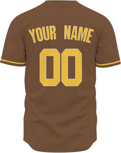 Custom Men's Adult Baseball Jersey Heat-Transfer Printed 100% <b>Polyester</b> Breathable V-Neck Sleeveless <b>Shirt</b> Multi-Position Logo - Product Image 2