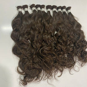 Extensiones de pelo de doble trama, proveedor al por mayor, mechones de pelo rusos sin procesar, cutícula alineada, máquina ondulada de un donante - Product Image 6