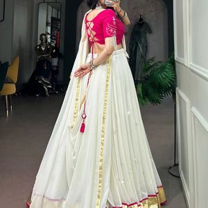 Lehenga Choli de créateur pour Navratri, orné de broderies miroir, avec blouse en rayonne et dupatta élégant, prix de gros par Royal Exports - Product Image 6