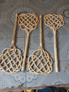 Eco Friendly Rattan Carpet Beater 75cm Reed Handcrafted <b>Rug</b> Beater for Dust Removal Traditional Tool Vietnam Manufacturer - Product Image 2