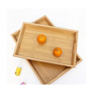 TOP SELLING Fine Bamboo Serving Tray For Delicate Jewelry Display <b>Settings</b> And Sturdy Outdoor BBQ Grilling Meat Preparation - Product Image 1