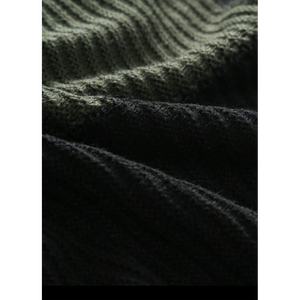 Pull en tricot côtelé à blocs de couleur pour homme (col rond coupe ajustée) - Product Image 4