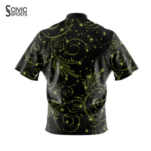 Customizable Printed Purple Reversible Waterproof Quick Dry <b>Bowling</b> Sportswear Personalized Jerseys - Product Image 6