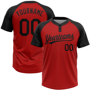 Maillots de softball personnalisés grande taille respirants, à séchage rapide, antibactériens et sublimés pour équipes sportives – Vente en gros - Product Image 1