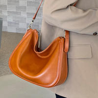 Sac à bandoulière pour femme de marque en gros, haute qualité, couleur unie, design minimaliste, fermeture éclair, toutes saisons, usage quotidien