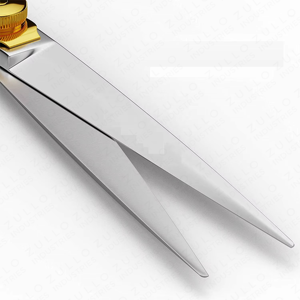 Premium Hairdressing Scissors <b>Set</b> Stainless Steel <b>Barber</b> Shears with Sharp Tip Blades and PU Leather Pouch - Product Image 3