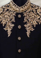 Última Colección de Elegantes Sherwanis de Boda para Hombre, Trajes Étnicos para Novio, Abrigos Largos Hechos a Mano con Churidar Payjama