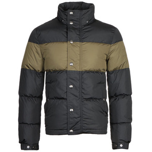 Chaqueta informal acolchada para hombre con logotipo OEM, abrigo de invierno extragrande con jacquard, cremallera y logotipo bordado - Product Image 1