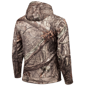 Sudadera con Capucha de Camuflaje para Caza, Estilo Realtree, Prenda para Exteriores Teñida, Bordada, de Forro Polar Térmico, con Logotipo Personalizado OEM - Product Image 3