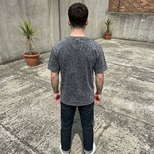 T-shirt oversize sportif 100 % coton épais pour homme, streetwear, épaules tombantes, séchage rapide, respirant - Product Image 4