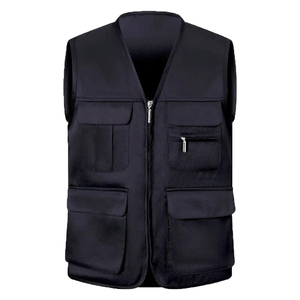 เสื้อกั๊กพัฟเฟอร์คุณภาพสูงแบบกำหนดเองสำหรับผู้ชาย อุ่นสบาย สไตล์สตรีทแฟชั่น ผลิตจากโพลีเอสเตอร์เนื้อนุ่ม วัสดุสั่งทำพิเศษ แบบไม่มีแขน - Product Image 1