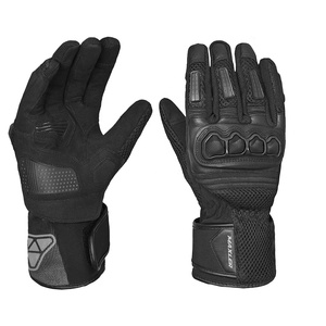 Gants de moto en cuir vieilli pour motards urbains, cyclistes, motocross – Gants de protection pour une meilleure adhérence - Product Image 1