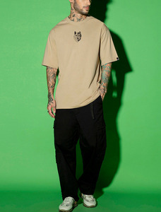 Wholesale Custom <b>Men's</b> DTF Print T-Shirt High-Quality Cotton Casual Wear Breathable & Soft Fabric Private Label OEM Manufacture - Product Image 5