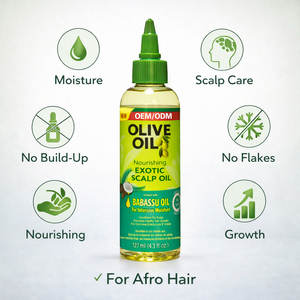 Aceite Capilar Orgánico Exótico Personalizado con Aceite de Oliva y Aceite de Babassu, Promueve el Crecimiento Saludable del Cabello, Fórmula de Nutrición Intensiva - Product Image 6