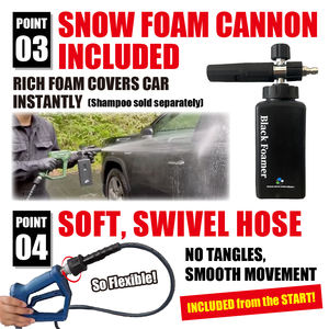 Hidrolavadora de Alta Calidad para el Hogar, Ligera, con Tanque y Pistola de 12 MPa, para Uso Doméstico - Product Image 4