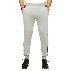 Pantalon de jogging en molleton pour homme, décontracté, en toile tricotée, longueur cheville, respirant, avec coutures renforcées - Product Image 2