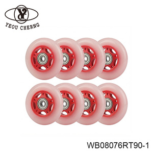 Heavy Duty PU <b>Wheels</b> 100x24mm for Carts & Display Equipment - Product Image 3