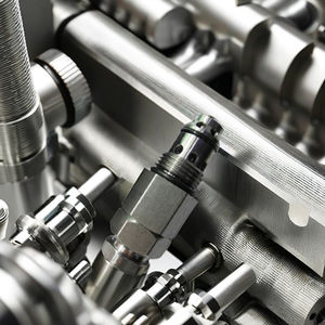 Vanne pilote hydraulique haute pression en acier inoxydable, état neuf, raccords de marque DFK, certifiée ISO9001 TW - Product Image 1