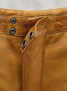 Pantalones de Cuero Genuino Suave de Napa para Hombre, Pantalones de Cuero Genuino para Hombre y Mujer - Product Image 5