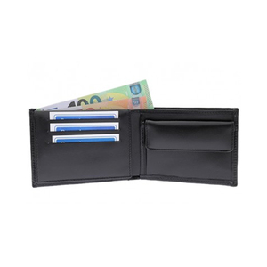 Portefeuille en cuir de vachette sur mesure pour homme, portefeuille fin à double pli en cuir à poils, portefeuille fait main, cuir de haute qualité - Product Image 4