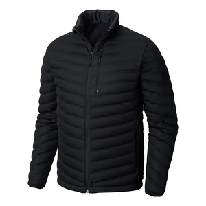 Top selling Men's Quilted Woolen <b>Jacket</b> with Hood Padded Bubble Puffer Windproof Winter Bomber Zipper Front and Logo-High Street - Product Image 5
