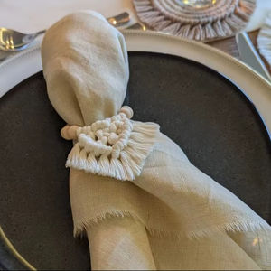 Anillo para servilletas de macramé - Product Image 1