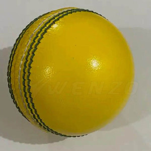 Pelota de críquet de cuero premium, pelota deportiva resistente, cosida a mano, servicios OEM con MOQ bajo a un precio razonable - Product Image 3