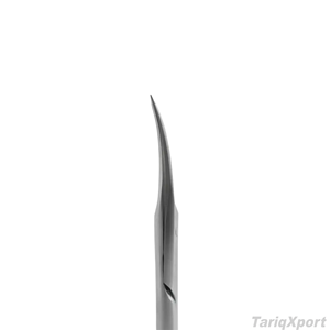 Ciseaux à cuticules russes en acier inoxydable extra fins et extra tranchants pour ongles en acrylique, avec anneau en caoutchouc - Product Image 4