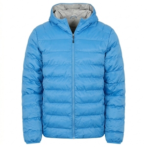 Premium Men's Quilted Jacket Hooded Lightweight <b>Padded</b> <b>Coat</b> for Winter Travel Daily and Outdoor Use - Product Image 6