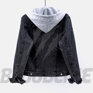 Chaqueta Unisex con Capucha de Tela Polar BLOODLINE, Bolsillo Frontal, Logotipo Impreso con Diseño de Transferencia Térmica, 100% Algodón, Invierno, Formal - Product Image 2