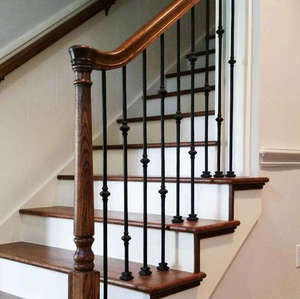Accessoires d'escalier en bois au design traditionnel, durables et écologiques, pour escaliers de salon et de hôtel, et balcons. - Product Image 5