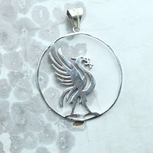 Colgante de Plata de Ley 925 con Forma de Fénix Mítico Hecho a Mano, Collar de Plata Artesanal con Colgante de Fénix, Joyería de Regalo Unisex - Product Image 6