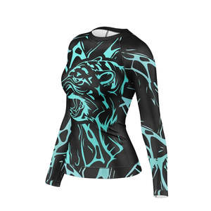 New Men BJJ Printed Rash Guard 100% Cotton Breathable Shrink-Proof Lightweight Quick-Dry Compression Wear Gym Fitness Workout - Product Image 6