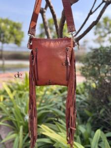 Western Pattern Cowhide Fur Leather Fringe <b>Bag</b> Hand Tooled Carving Beautiful Designer Party Wear <b>Bags</b> for Women's Multi Use - Product Image 4