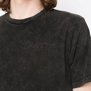 Camiseta con Efecto Ácido para Hombre, Tejido Moderno y Cómodo, Ligera, Informal, Esencial para el Día a Día - Product Image 5