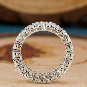 Bague élégante en or 14 carats avec diamant de laboratoire pour femme, bijoux fins, bague de fiançailles avec diamant synthétique, cadeau minimaliste pour un anniversaire - Product Image 6