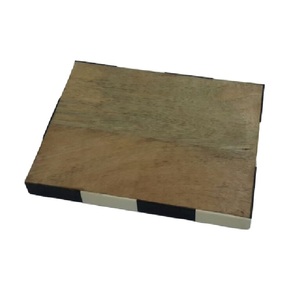 Planche à découper rectangulaire en bois d'acacia épaisse, vierge, personnalisable, pour cuisine - Product Image 1