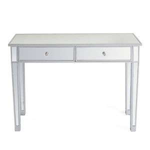 Table de toilette européenne miroirée avec 2 tiroirs pour femmes - Product Image 6