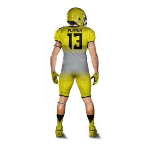 2025 Nuevo diseño Ropa deportiva Proveedor de uniformes Kits de partidos sublimados personalizados para jóvenes MOQ bajo Envío rápido Camiseta de fútbol americano - Product Image 3