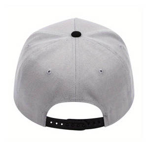 Gorra Snapback Negra de 6 Paneles con Bordado de Donut Rosa en la Parte Delantera, Unisex, Estilo Urbano, Ajustable, de Lona, para Exteriores - Product Image 4